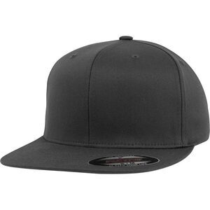 Flexfit by Yupoong Unisex Adults Flat Visor Cap / Dark Gray